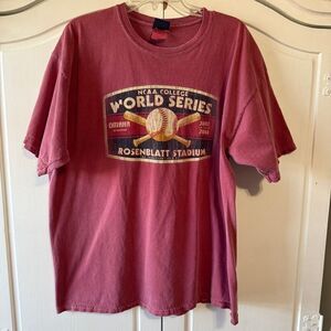 Step Ahead NCAA World Series Fresno State Beat Georgia Bulldogs Tee Burgundy XL